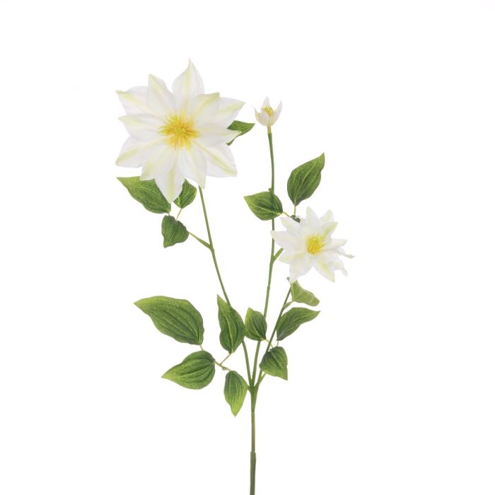 Artificial Clematis 90cm White