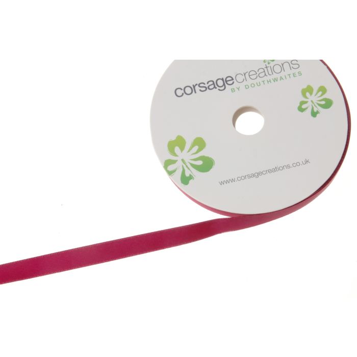 Double Face Satin 38mm x 20mtrs Wine