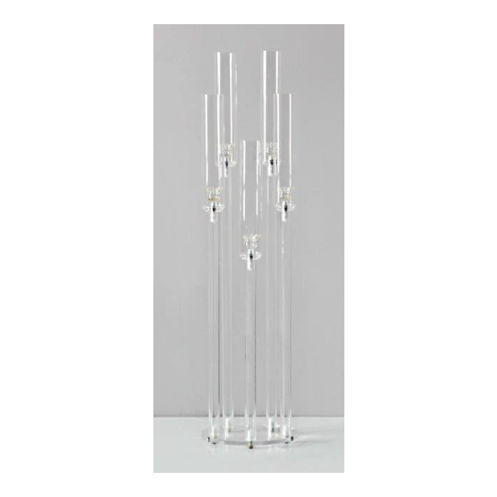 Round Base Acrylic Candleholder 22 x 22 x 88cm