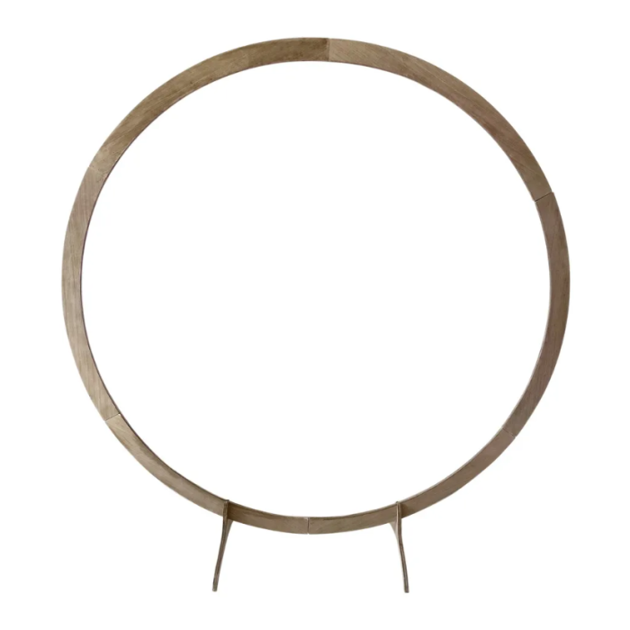 222cm Round Wooden Arch Natural