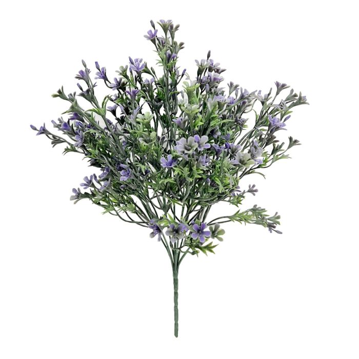 38cm Blue Blossom Foliage