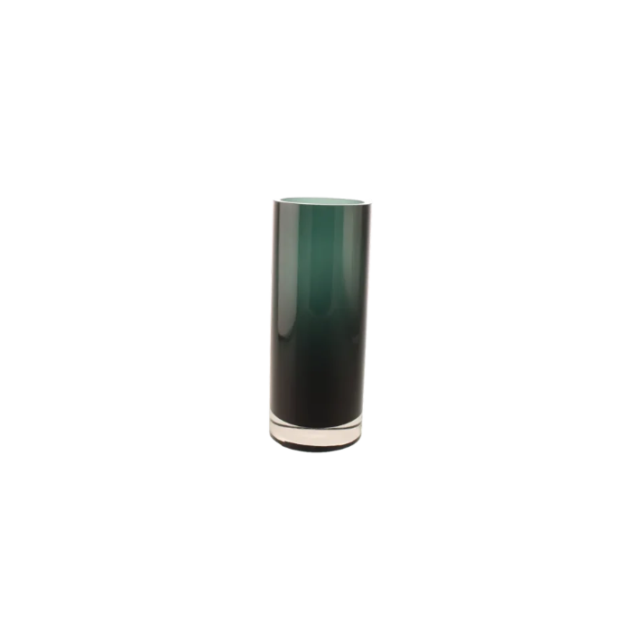 30cm 50% Recycled Glass Cylinder Smokey