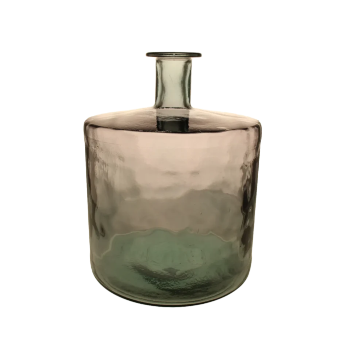 45cm 100% Recycled Glass Medicine Bottle Grey