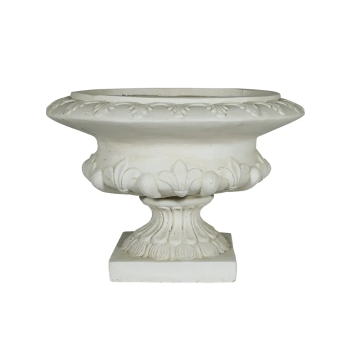 Hortus Adrienne Garden Urn 29cm Cream