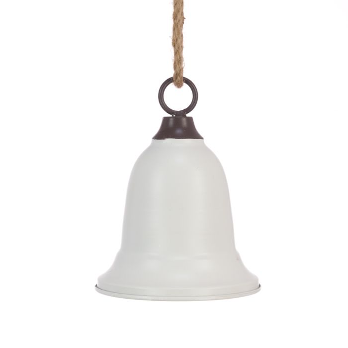 METAL Bell Hanger 20cm White