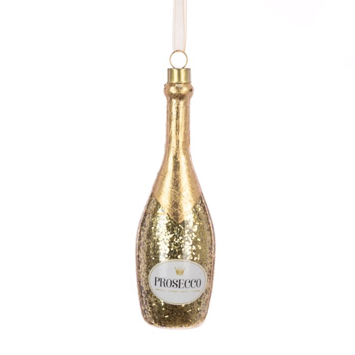 GLASS Prosecco Bottle 14cm