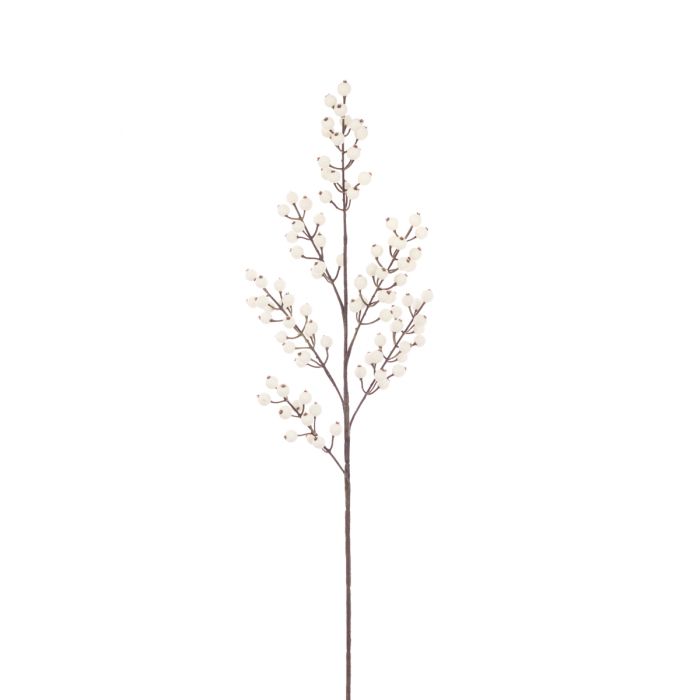 Winter Berry Spray 78cm White