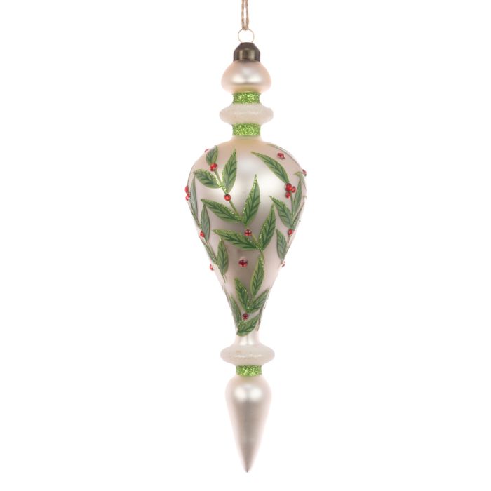 GLASS Kendra Finial 23cm