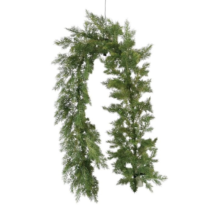 Artificial Cedar Garland - Green (182cm long)