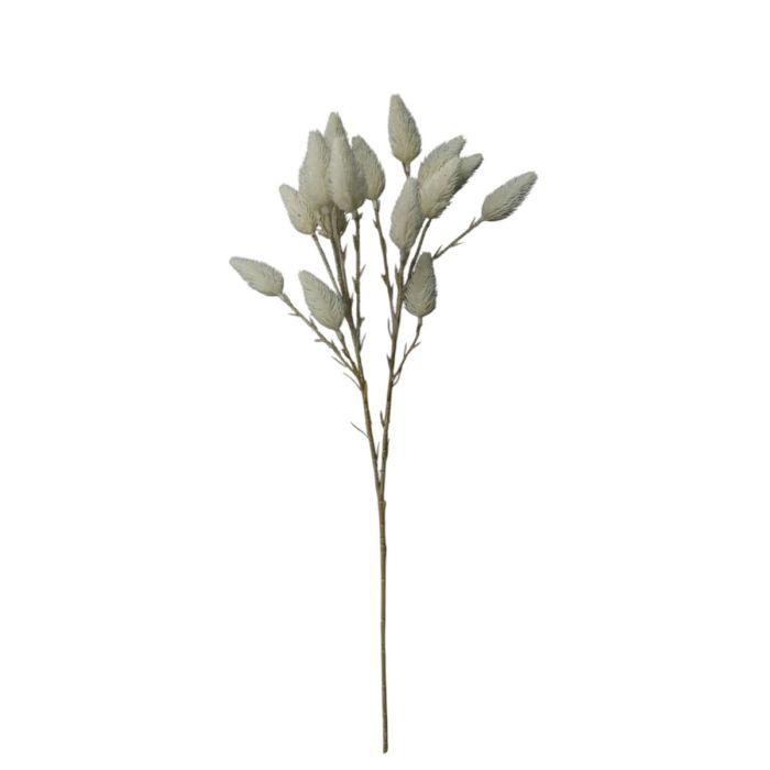 Artificial Tail Grass - White (70cm long, 15 heads)