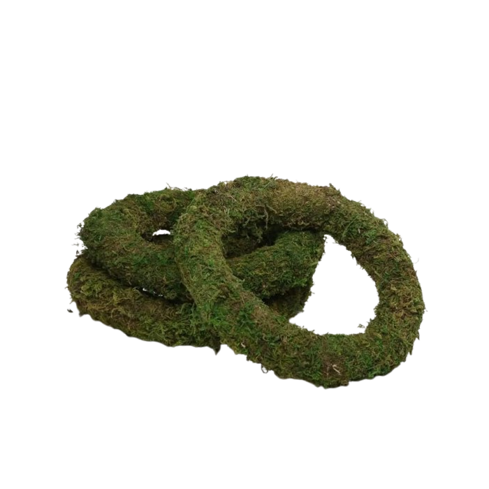 30cm (12") Green Moss Wreath Ring 