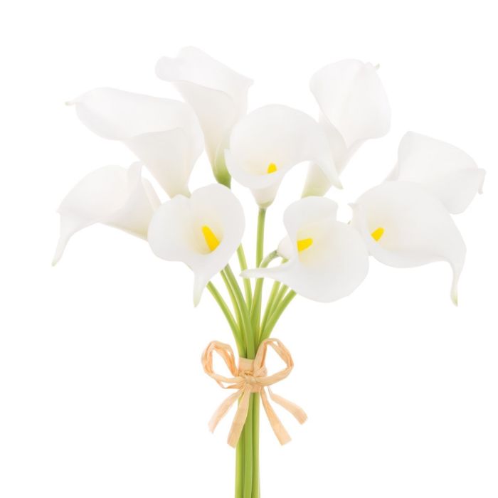 Artificial Fresh Touch Calla Lily Bundle x 9 Stems