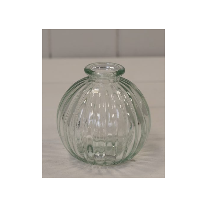 Clear Glass Round Bottle (8.4cm)