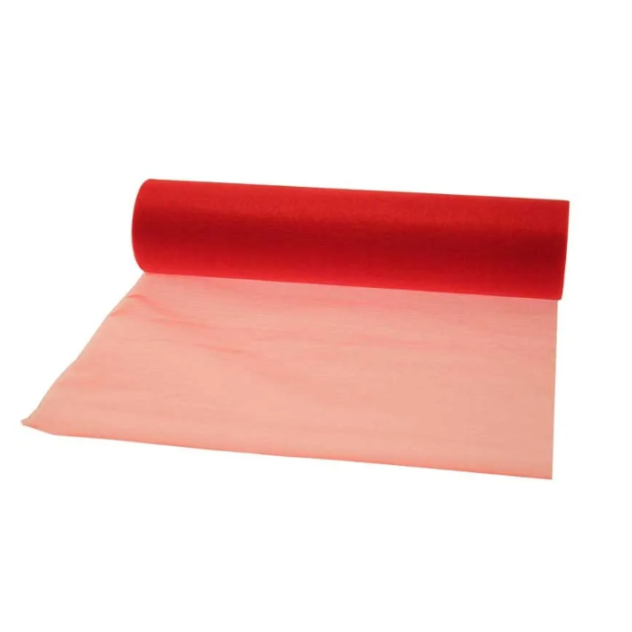 Soft Organza Roll 29cm x 25mtr Red