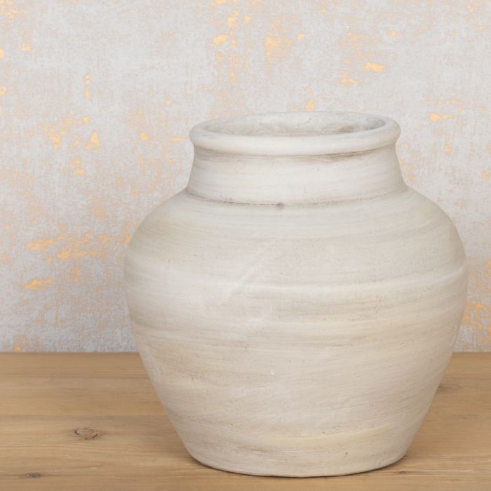 Ora Natural Stone Vase 20cm Watertight