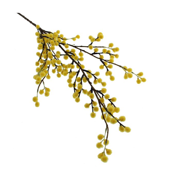 88cm Mimosa Spray Yellow