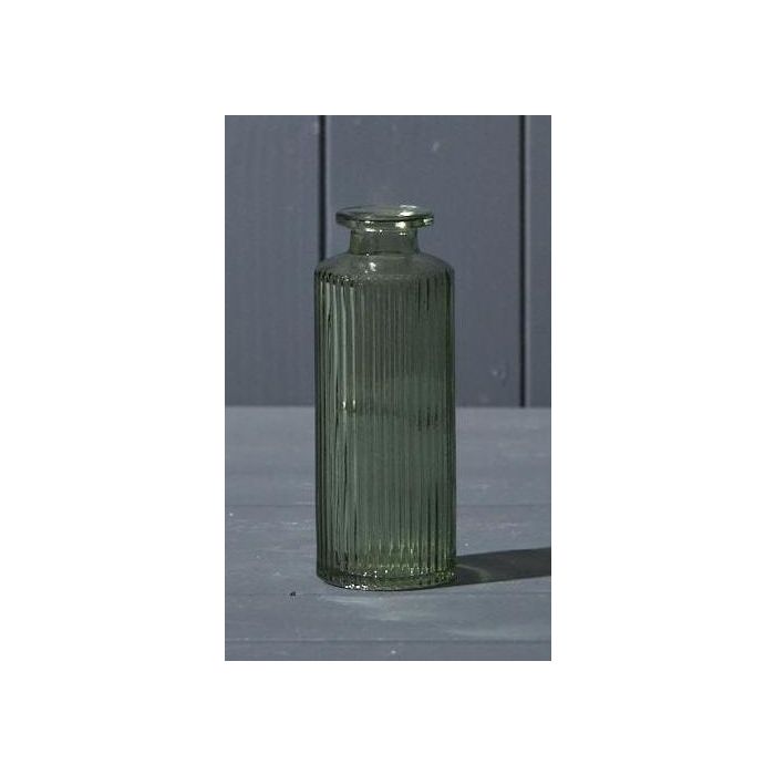 Vintage Green Glass Bottle (13.2cm)