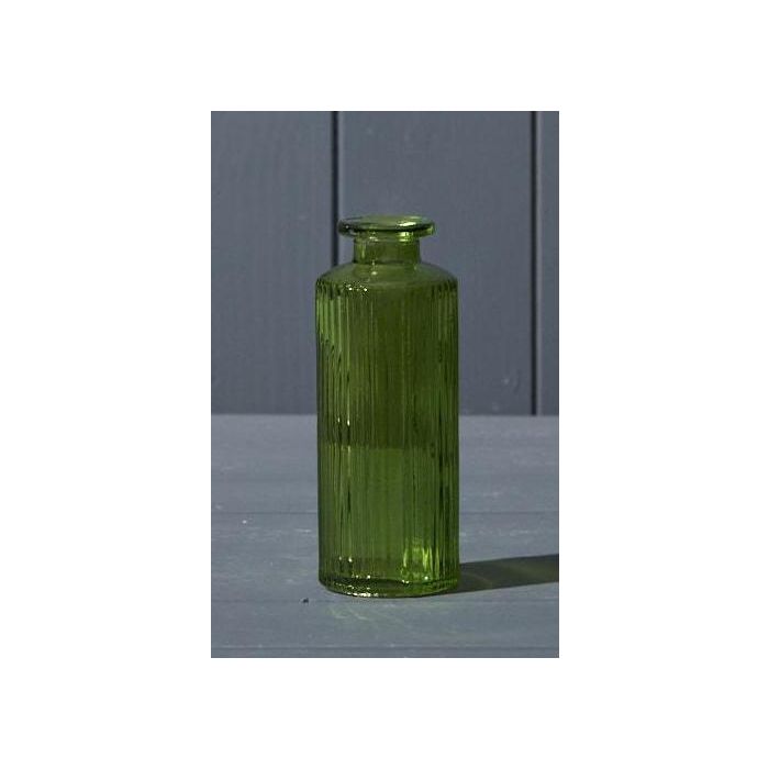 Emerald Green Glass Bottle (13.2cm)