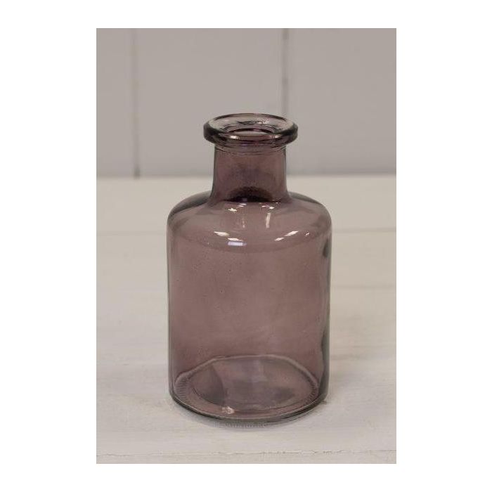 Amethyst Glass Bottle (11.8cm)