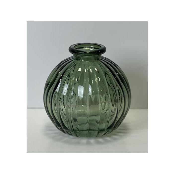 Vintage Green Round Bottle (8.4cm)