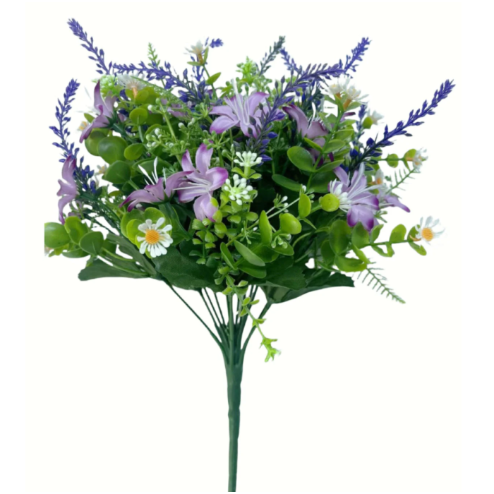 Daisy/Lavender Bush 36cm Purple/Fuchsia