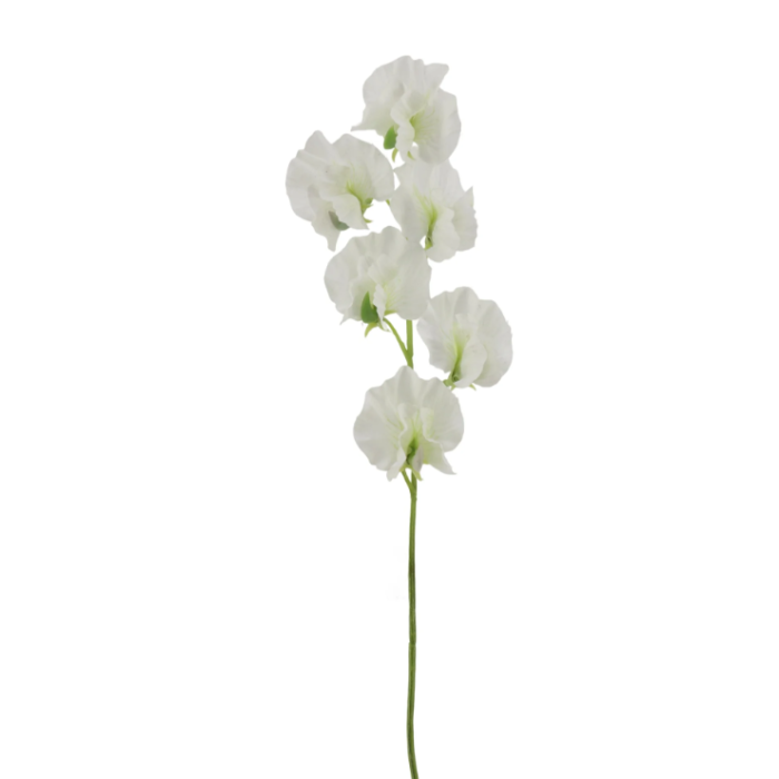 Sweet Pea Spray 42cm White