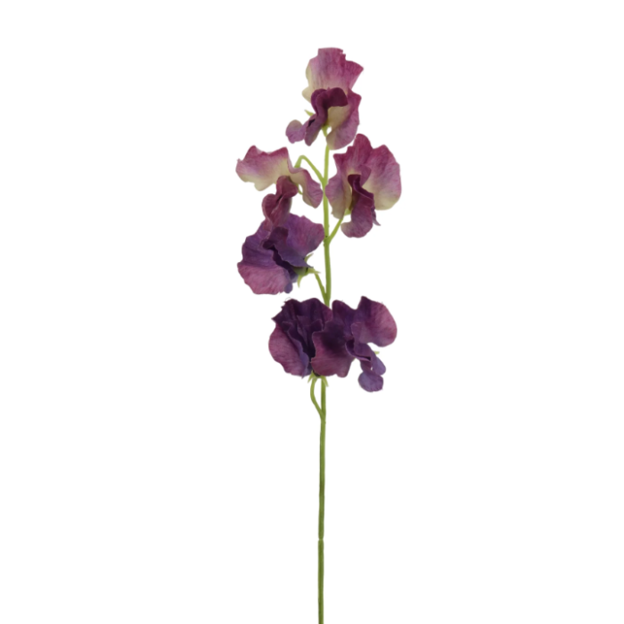 Sweet Pea Spray 42cm Purple