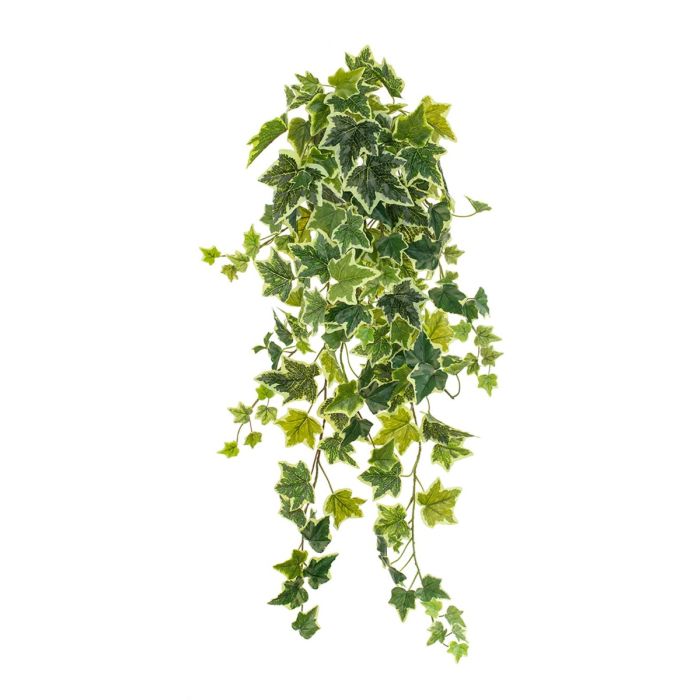 Artificial Ivy Hanging Bush Variegated 68cm
