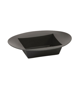 Oval Design Bowl Black
