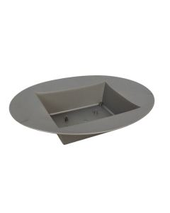 Oval Design Bowl Silver