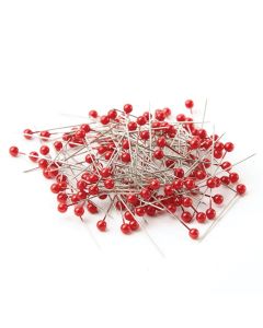 1.5" Pearl Pins x 144 Red