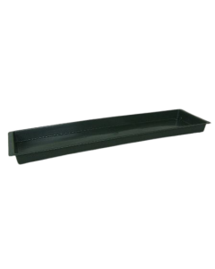 Plastic Double Floral Tray Green x 10