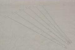 Clear Cardettes X 50 Extra Long 43cm