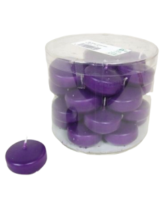 Floating Candle Small x 28 Dk Lilac