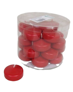 Floating Candle Small x 28 Rubin Red
