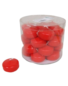 Floating Candle Small 25 Red x 28