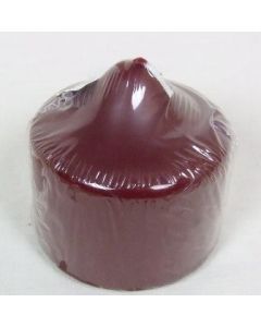 80/80 Chapel Candle Dark Red