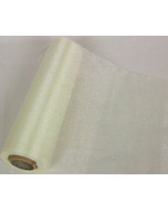 Organza Snow Sheer/Roll Ivory 29cm x 25mts