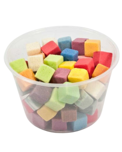 Rainbow Foam Cubes 2cm Mauve/Lilac x 1.75litres