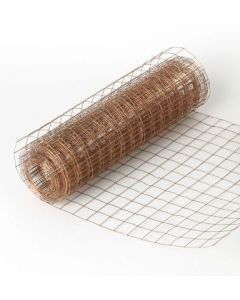 35cm Copper Floral Mesh x 5mtrs