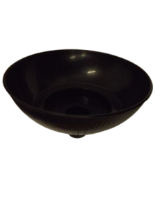 Domed Candle Cup Black 4" x 10pcs