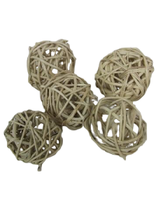 Wicker Ball Natural Peeled 4cm x 20