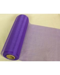 Organza Snow Sheer/Roll Purple 29cm x 25mts