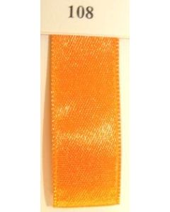 Double Face Satin 6.5mmx50Mtr Orange