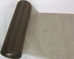 Organza Snow Sheer 29cm x 25mtr Chocolate Brown