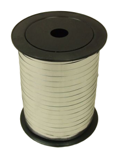 5mm x 250mtr Silver Metallic Curling Ribbon