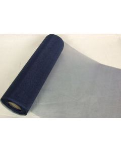 Organza Snow Sheer/Roll Navy Blue 29cm x 25mtr