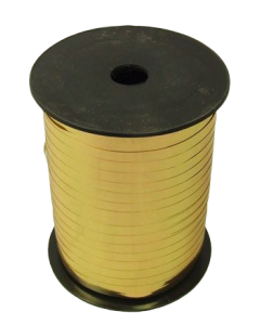 5mm x 250mtr Metallic Gold Curling Ribbon