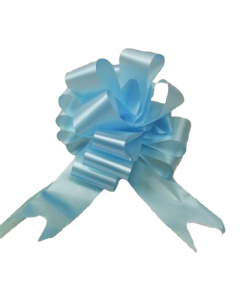 50mm Light Blue Pull Bows x 20pcs
