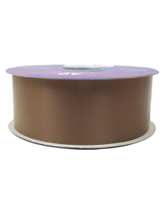 2  x 100yds Brown Poly Ribbon